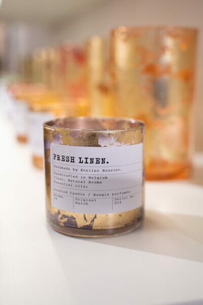 'Fresh Linen' Scented Candle