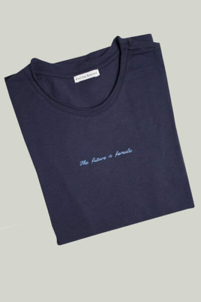 CLEARANCE // Navy 'The Future Is Female' T-shirt Slim-Fit