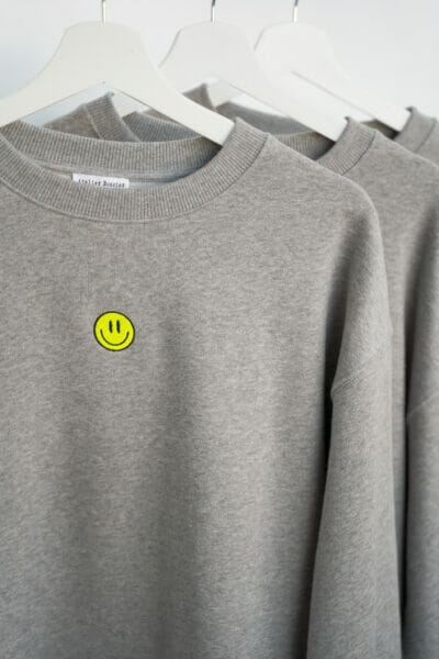 'Neon Smiley' Sweater (Oversized)