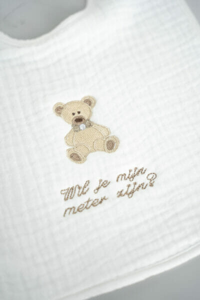 Tetra Bib 'Teddy Bear + Wil je mijn meter/peter zijn?'