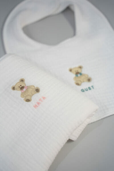 Tetra Blanket 'Teddy Bear + NAME'