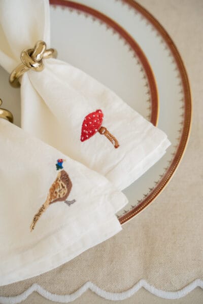 'Falling For you' 🍄🦆 Napkins
