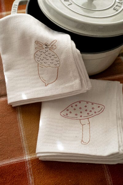 'Falling For You' 🍄🌰 Kitchen Towel