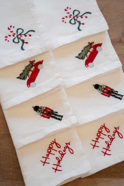 'Happy Holidays' Napkins