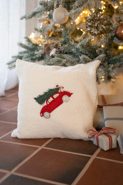 Christmas Car Cushion