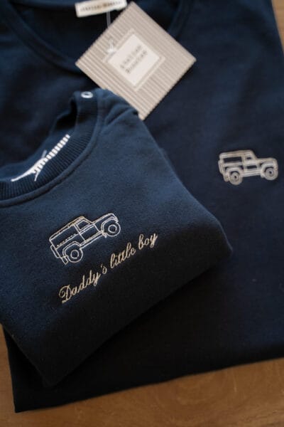 BABY Sweater 'Daddy's Little Boy + Roadtrip II Car'