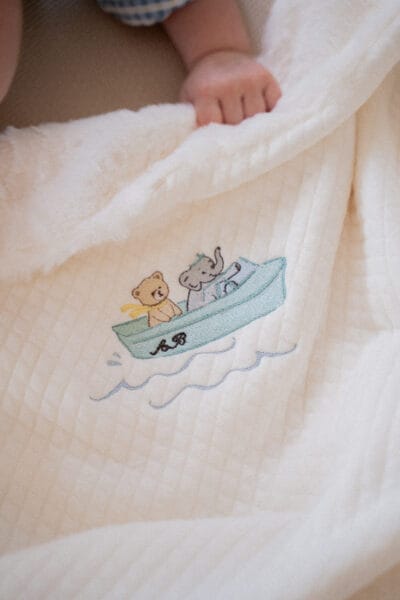 'Day On The Boat' Large Blanket