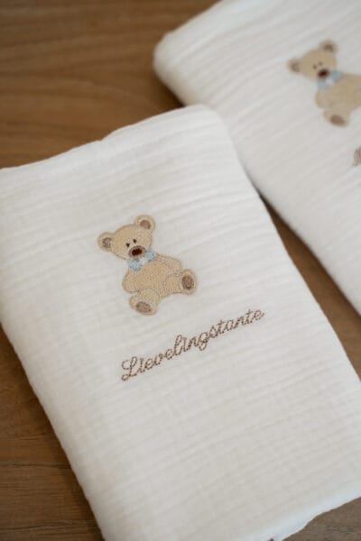 Tetra Blanket 'Lievelingstante' + Teddy Bear