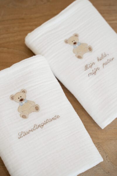Tetra Blanket 'Lievelingstante' + Teddy Bear