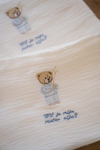 Tetra Blanket 'Wil je mijn meter/peter zijn' + Sleepy Bear
