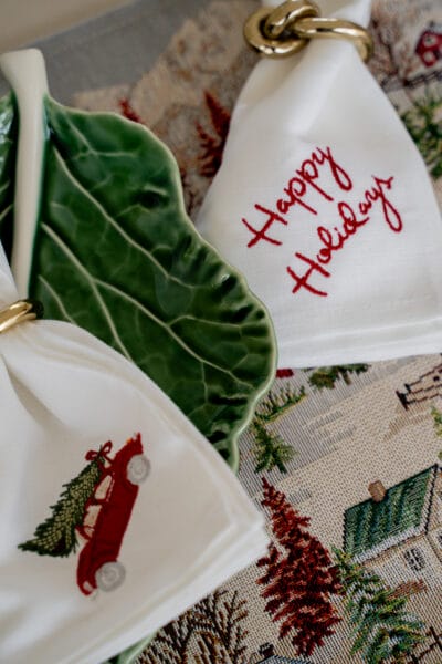 'Happy Holidays' Napkins