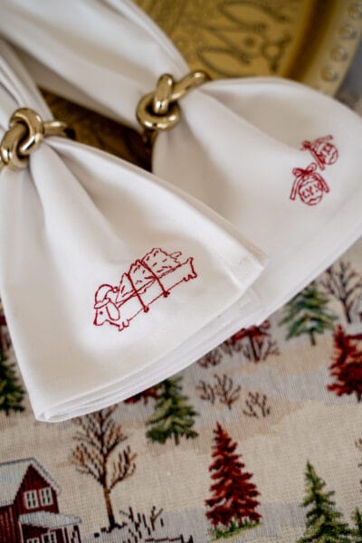 'Christmas' Napkins