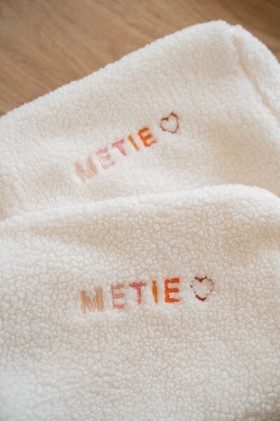 'Teddy Bear + METIE <3' Teddy Pouch